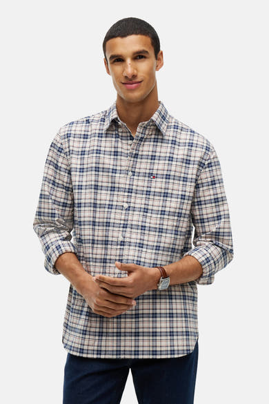 Chemise à manches longues - beige