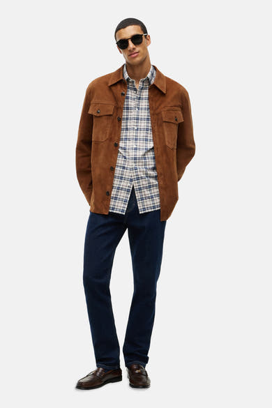 Chemise à manches longues - beige