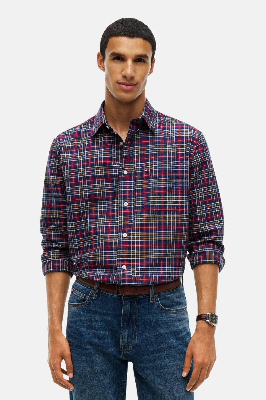 Hemd (lange mouwen) blauw - TOMMY HILFIGER