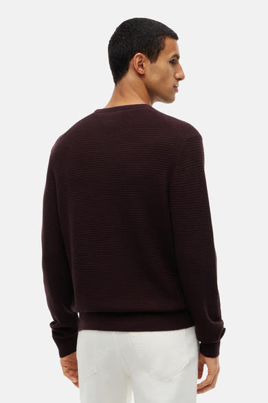 Trui met ronde hals bruin - TOMMY HILFIGER