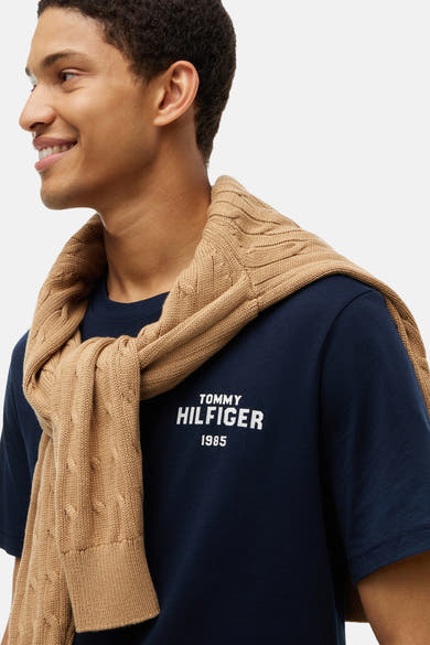T-shirt (korte mouwen) blauw - TOMMY HILFIGER