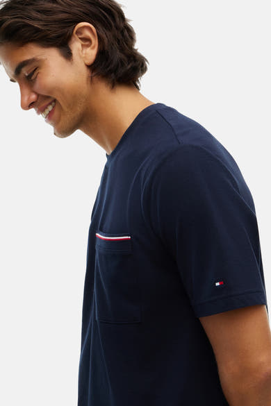 T-shirt (korte mouwen) blauw - TOMMY HILFIGER