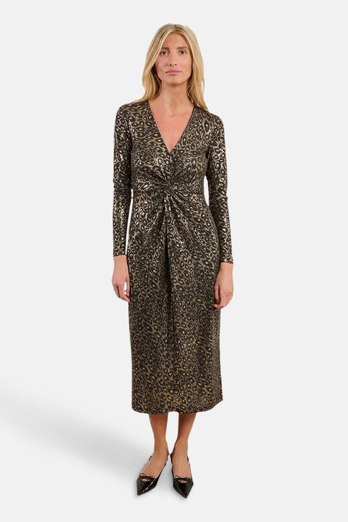 Robe à manches longues - Doré