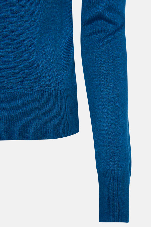 Pull col montant Bleu - Mark Up