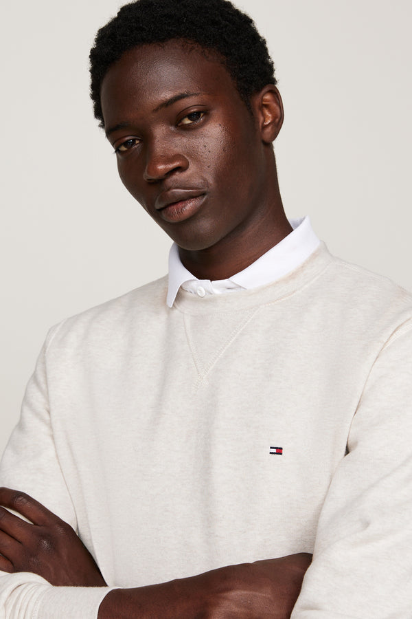 Sweat col roulé Écru - Tommy Hilfiger
