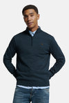 Pull à col roulé - bleu