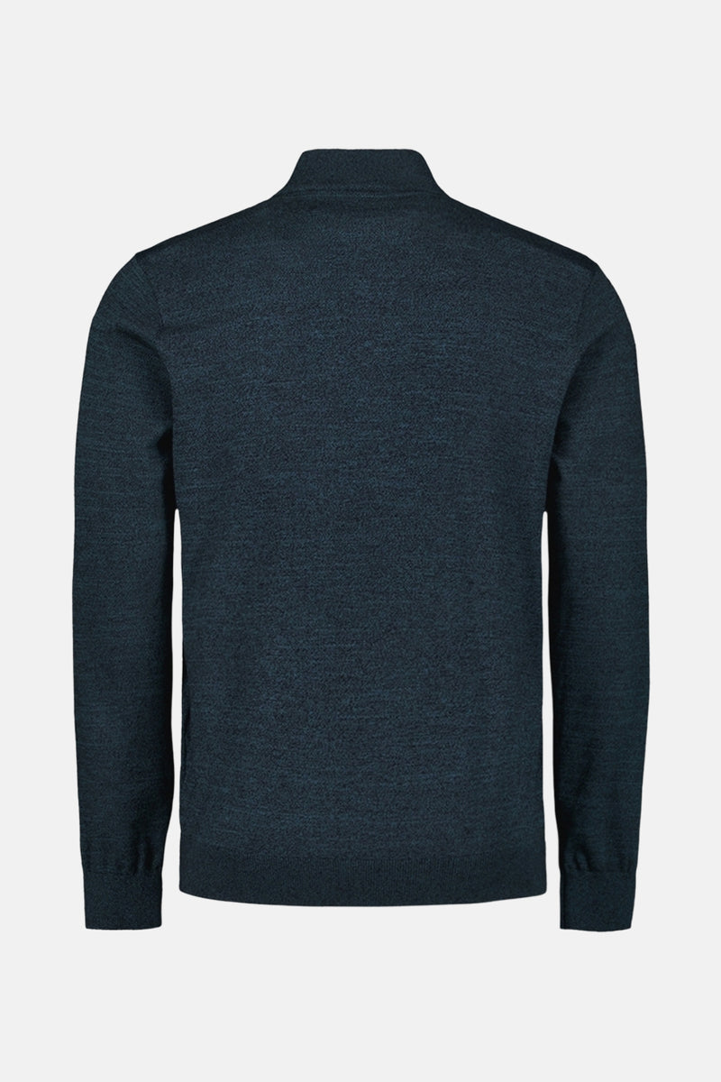 Pull met rolkraag - blauw