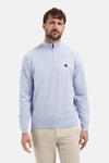 Pull met rolkraag - blauw