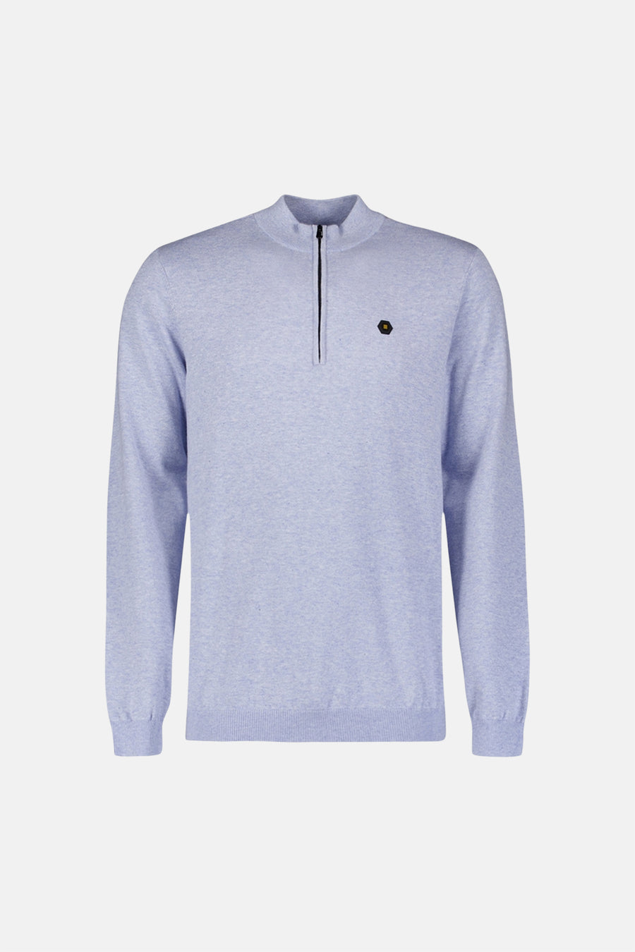 Pull met rolkraag - blauw