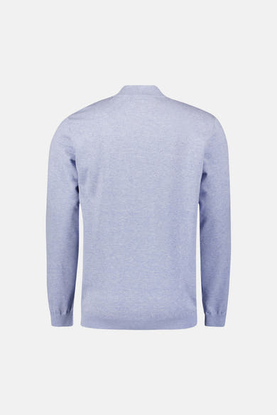 Pull met rolkraag - blauw