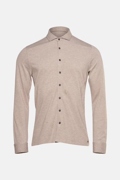 Hemd met lange mouwen - beige