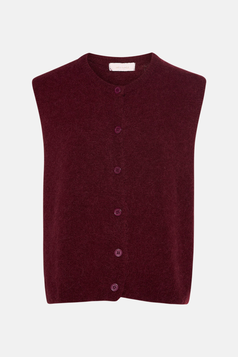 Gilet rood - AMELIE ET AMELIE