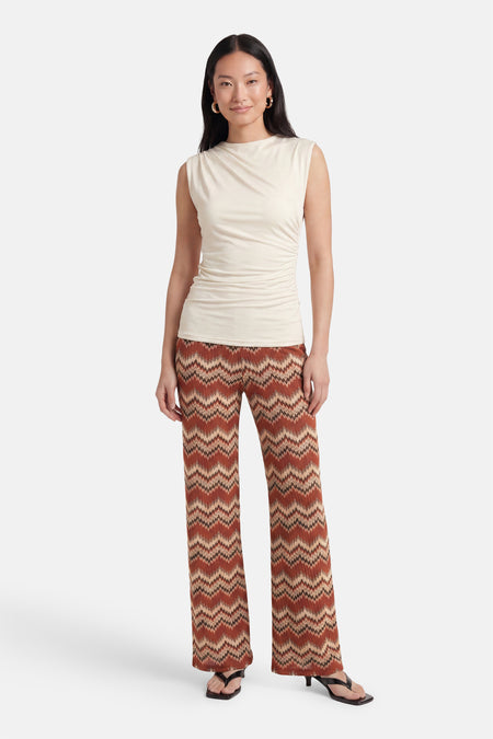 Dames sb seizoensbroek elastic multicolore - AMELIE ET AMELIE