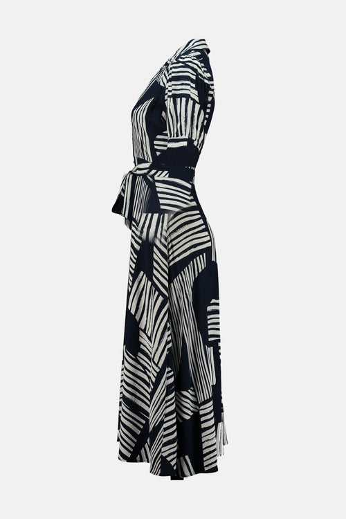 Robe à manches courtes - Bleu