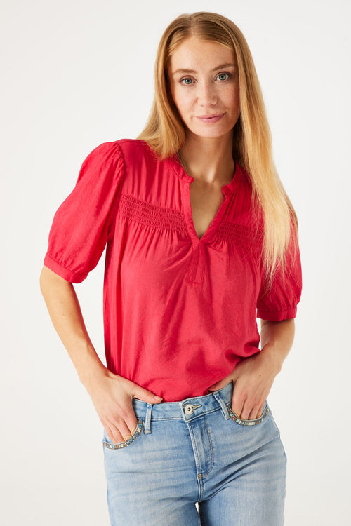 Blouse (korte mouwen) Roze - GARCIA