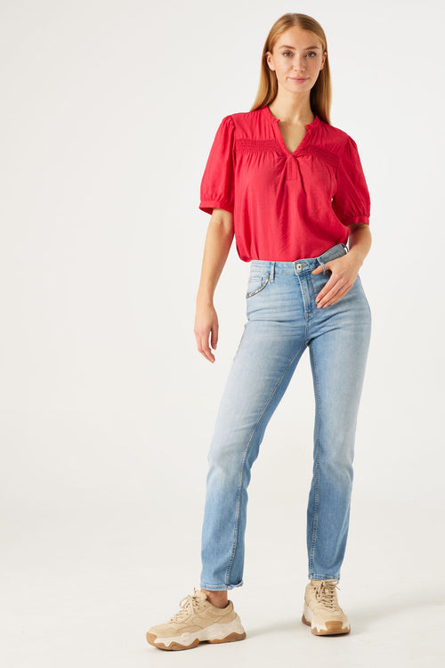 Blouse (korte mouwen) Roze - GARCIA