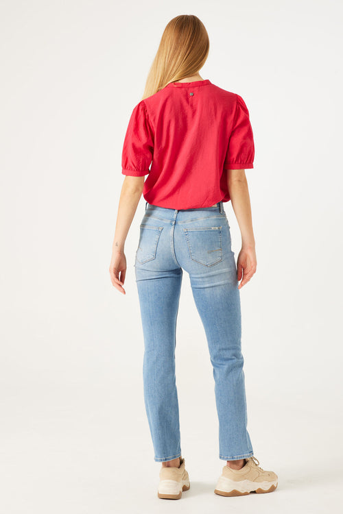 Blouse (korte mouwen) Roze - GARCIA