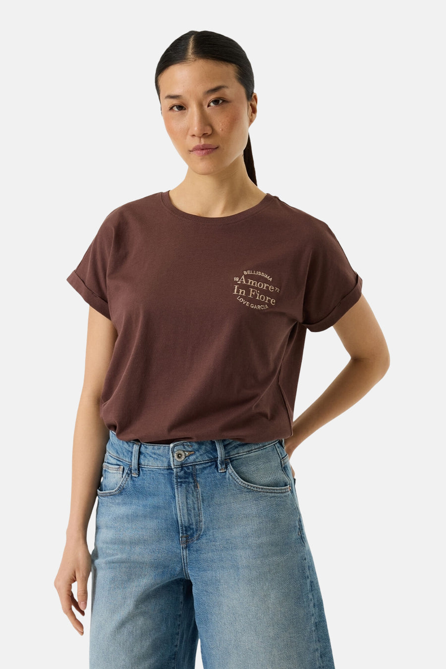 T-shirt - brun