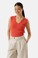 Top - orange