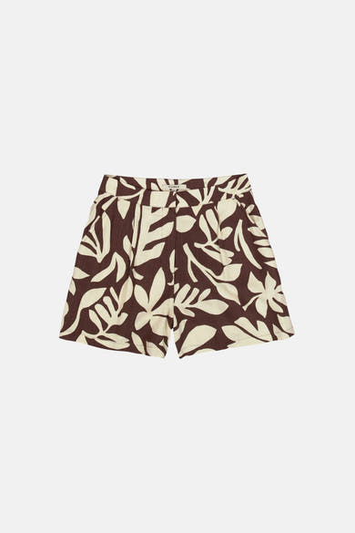 Short multicolore de GARCIA avec un motif de feuilles contrastées.