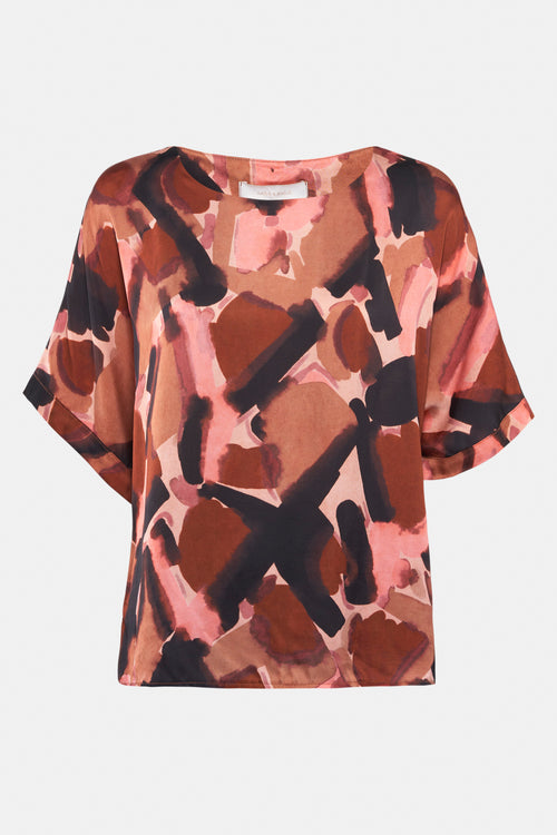Blouse à manches courtes - multicolore
