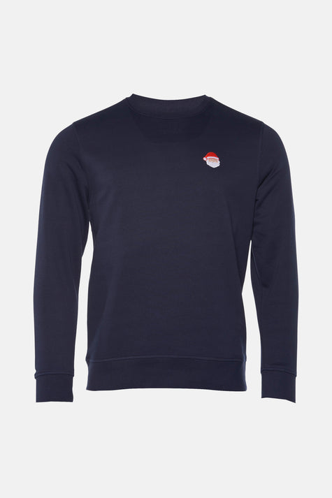Sweat col rond Bleu - MONSIEUR T-SHIRT