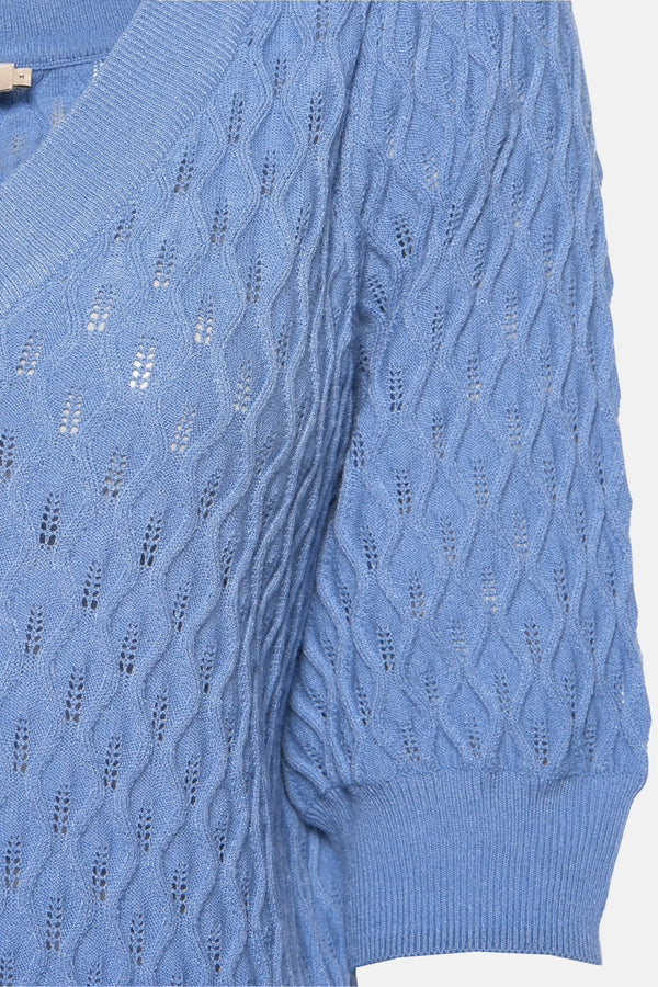 Pull col V Bleu - PEPPERCORN
