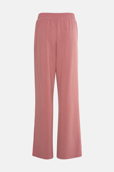 Jogging rose par PEPPERCORN, coupe ample et confortable avec taille élastiquée, en jersey doux.