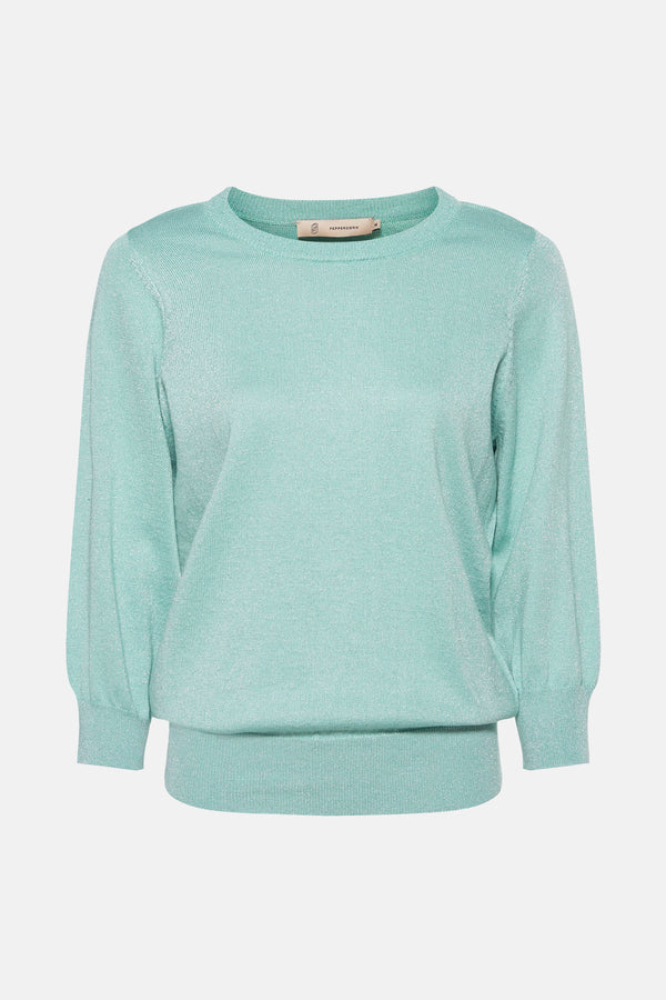 Pull col rond Vert - PEPPERCORN