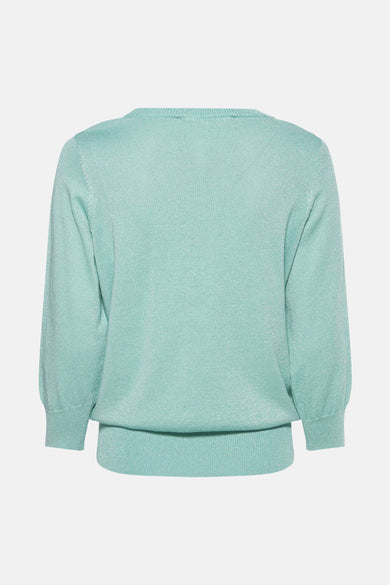 Pull met ronde hals - groen