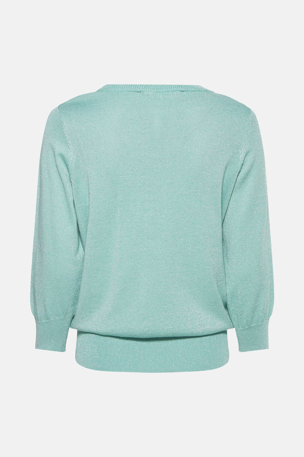 Pull col rond Vert - PEPPERCORN