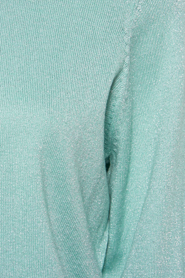 Pull col rond Vert - PEPPERCORN
