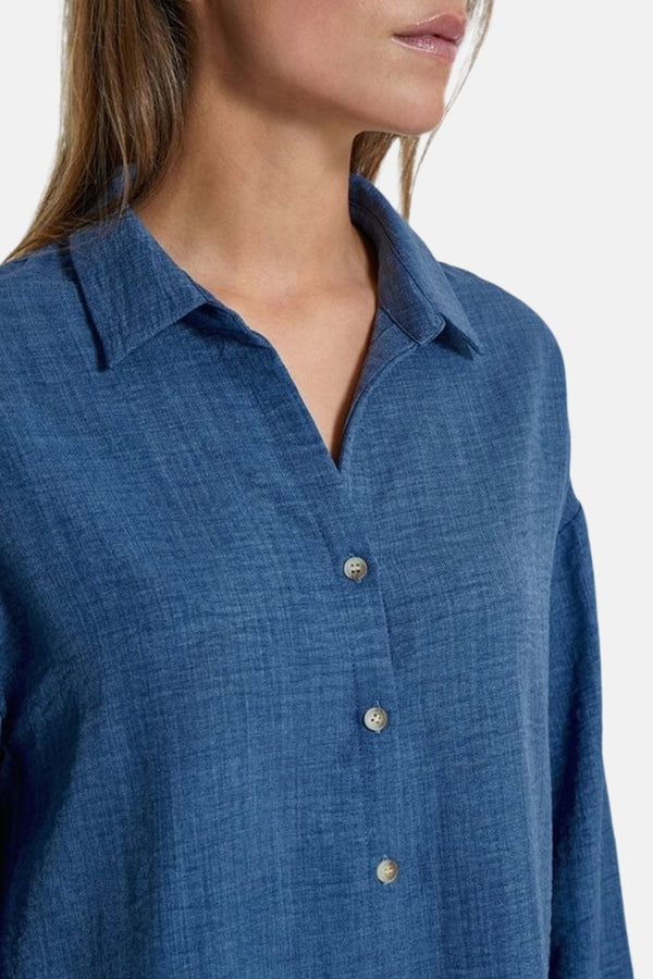 Hemd (lange mouwen) Blauw - PEPPERCORN