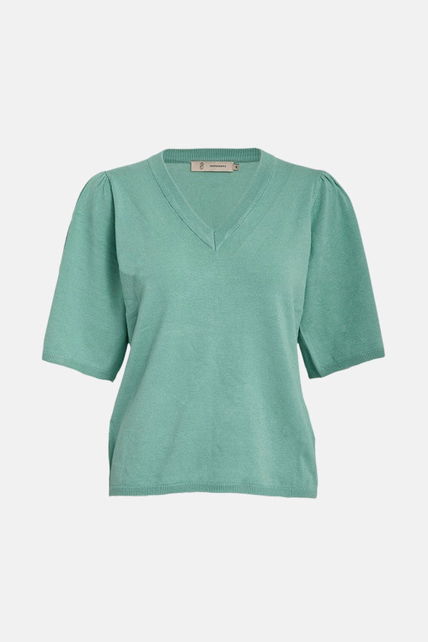 Pull col rond Vert - PEPPERCORN