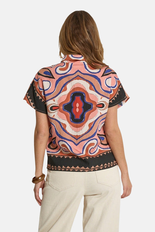 Blouse (korte mouwen) Multicolor - PEPPERCORN