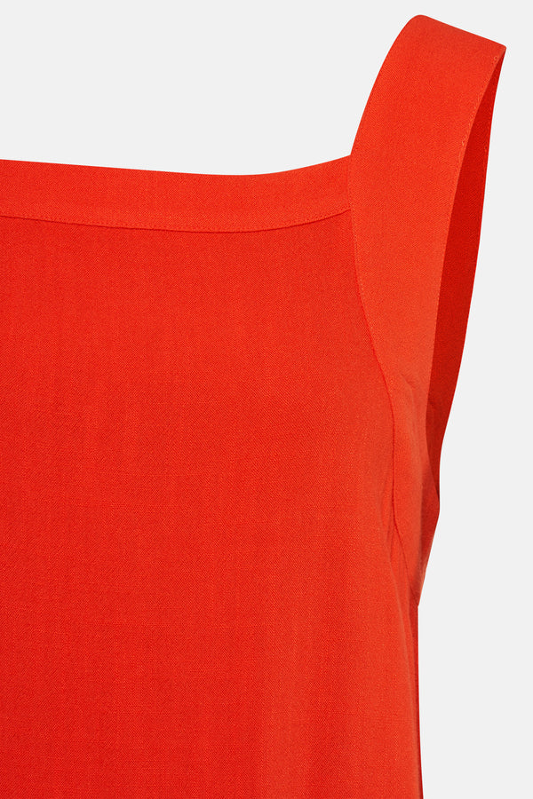 	Dames tops kleed zonder mouw CORAIL - PEPPERCORN