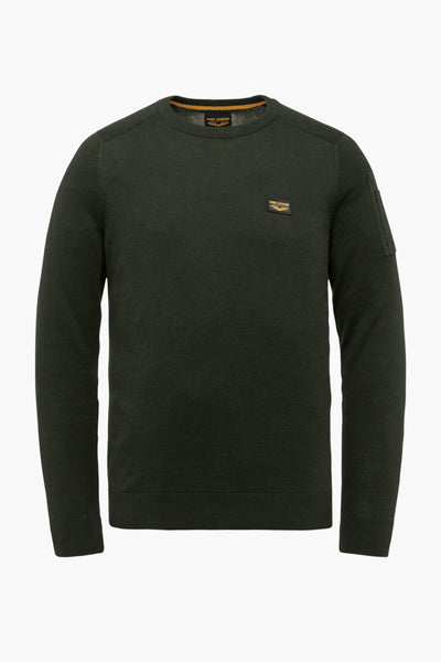 Pull col rond Gris - PME LEGEND