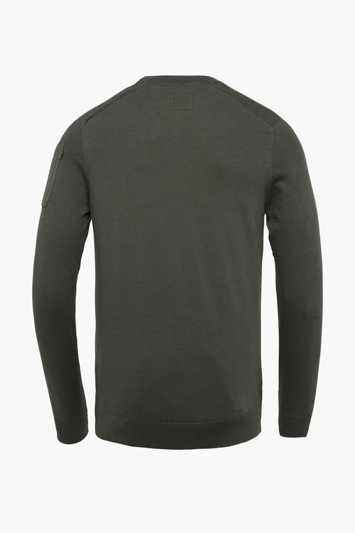Pull col rond Gris - PME LEGEND