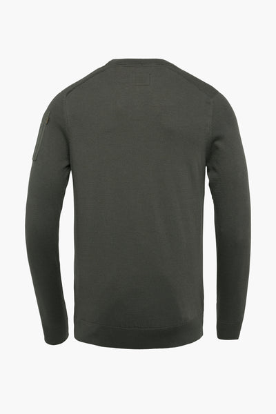 Pull col rond Gris - PME LEGEND