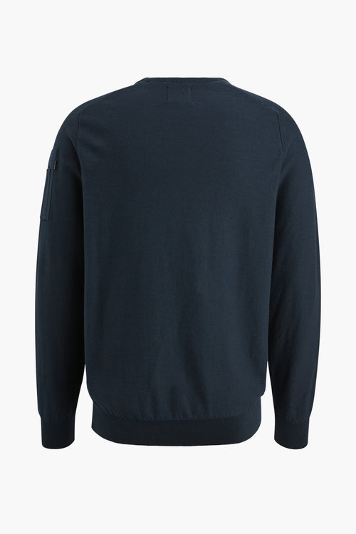 Pull col rond Bleu - PME LEGEND