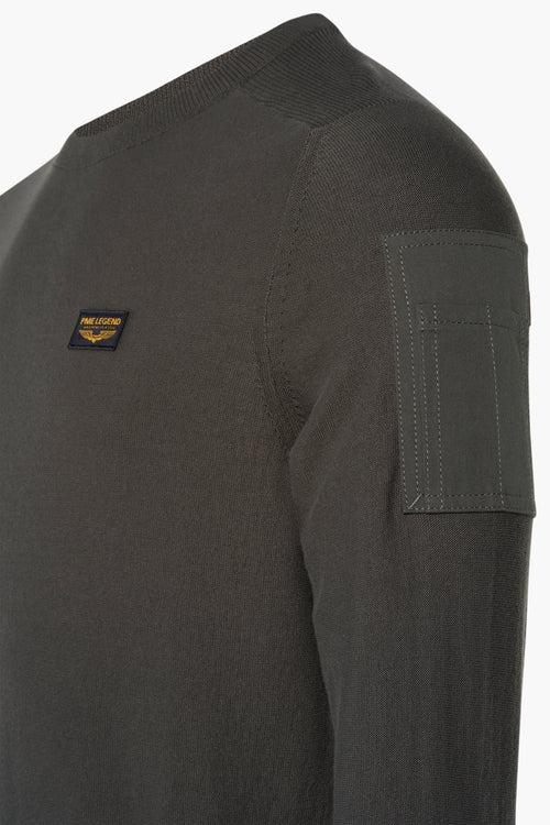 Pull col rond Vert - PME LEGEND