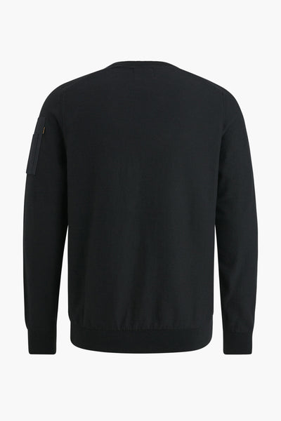Pull col rond Noir - Pme Legend
