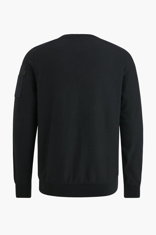 Pull col rond Noir - PME LEGEND