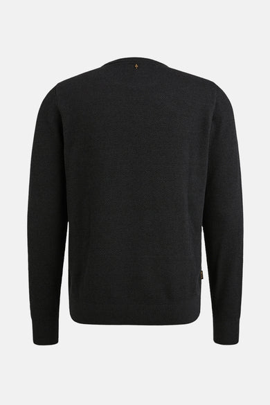 Pull met ronde hals - grijs