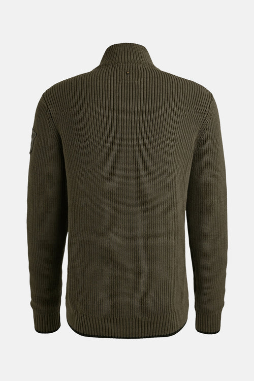 Pull met rolkraag - Kaki