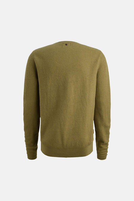 Pull O-hals - khaki