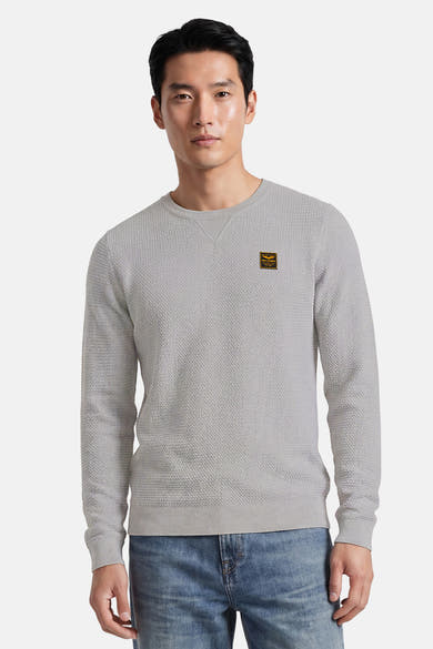 Pull O-hals - grijs