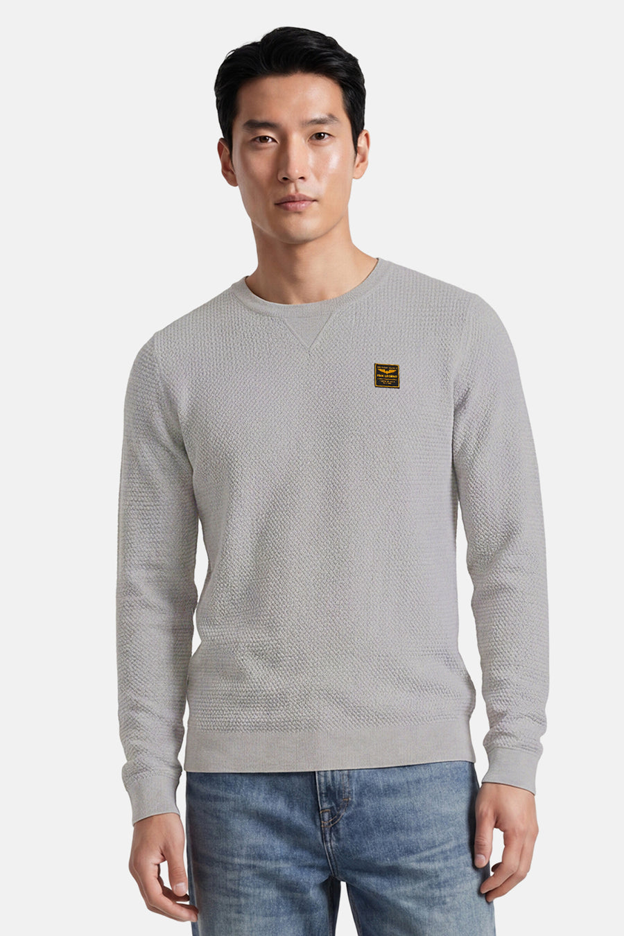 Pull O-hals - grijs