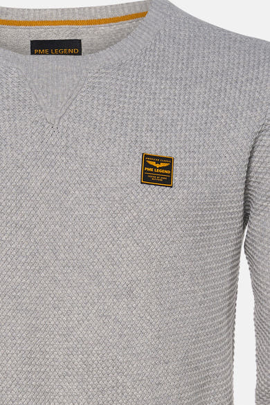 Pull O-hals - grijs