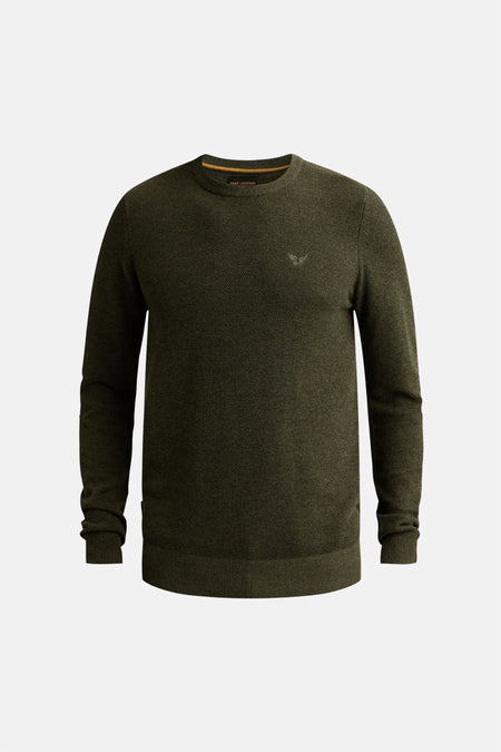 Trui met ronde hals green - PME LEGEND